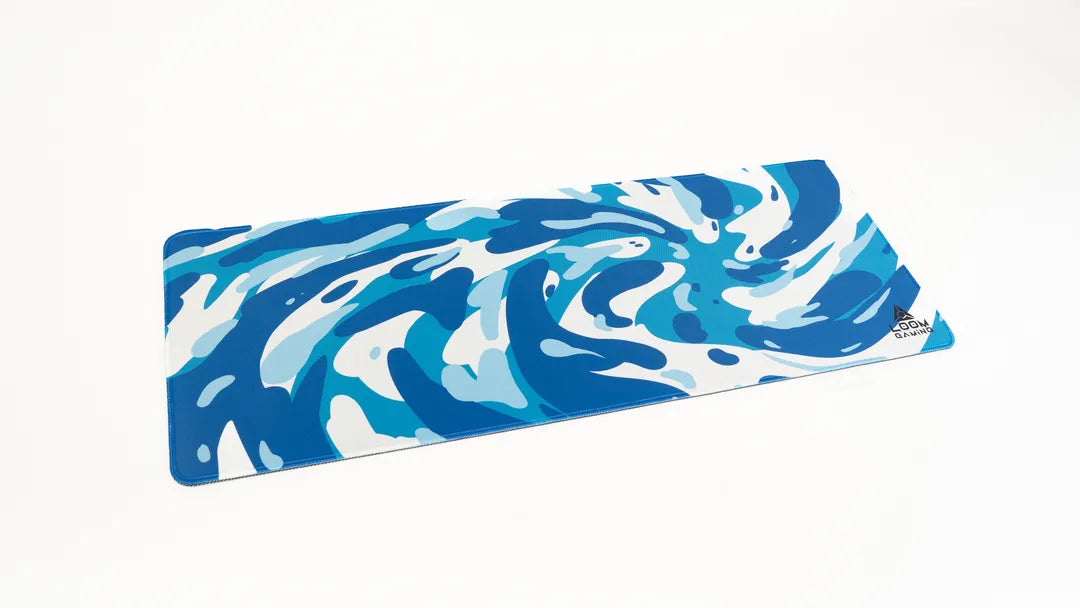 Camo Swirl Blue Mauspad